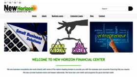 What Newhorizon.org website looks like in 2024 