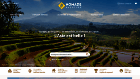 What Nomade-aventure.com website looked like in 2024 (1 year ago)
