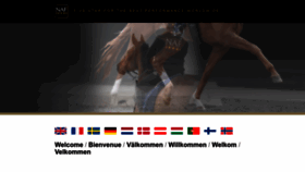 What Naf-equine.eu website looks like in 2024 