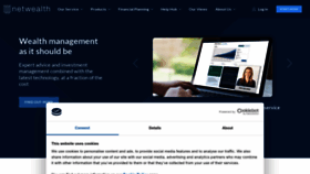 What Netwealth.com website looks like in 2024 