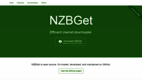 What Nzbget.net website looked like in 2024 (1 year ago)