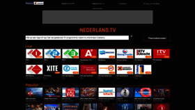 What Nederland.tv website looks like in 2024 