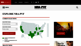 What Nrapvf.org website looks like in 2024 