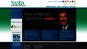 What Nasba.org website looks like in 2024 