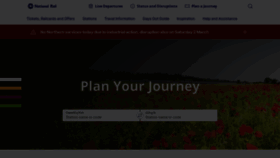 What Nationalrail.co.uk website looks like in 2024 