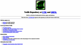 What Netlib.org website looks like in 2024 