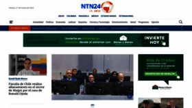 What Ntn24.com website looks like in 2024 