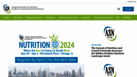 What Nutrition.org website looks like in 2024 