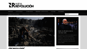 What Nuevarevolucion.es website looks like in 2024 