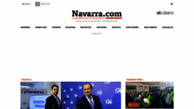 What Navarra.elespanol.com website looks like in 2024 