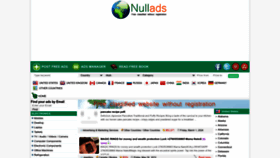 What Nullads.org website looked like in 2024 (1 year ago)