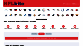 What Nflbite.com website looks like in 2024 