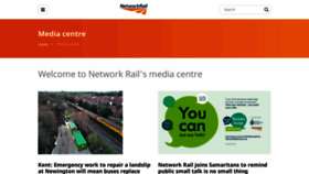 What Networkrailmediacentre.co.uk website looks like in 2024 