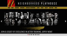 What Neighborhoodplayhouse.org website looks like in 2024 