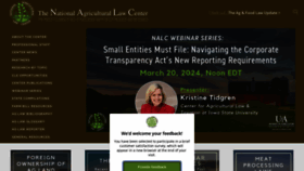 What Nationalaglawcenter.org website looks like in 2024 