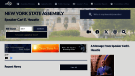 What Nyassembly.gov website looks like in 2024 