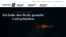 What Niederoesterreich.at website looks like in 2024 