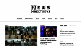What Newsdirectory3.com website looks like in 2024 