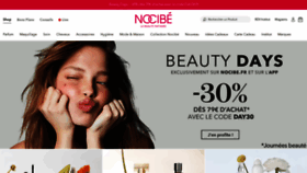 What Nocibe.fr website looks like in 2024 