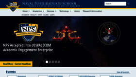 What Nps.edu website looks like in 2024 