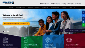 What Np.edu.sg website looks like in 2024 