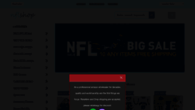 What Nflshoponline.ca website looks like in 2024 