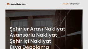 What Nakliyatbudur.com website looks like in 2024 
