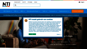 What Nti.nl website looks like in 2024 