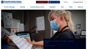 What Nursingcouncil.org.nz website looks like in 2024 