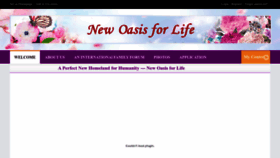 What Newoasisforlife.org website looks like in 2024 