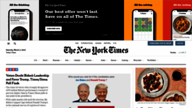 What Newyorktimes.com website looks like in 2024 