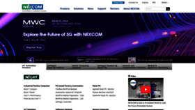 What Nexcom.com website looks like in 2024 