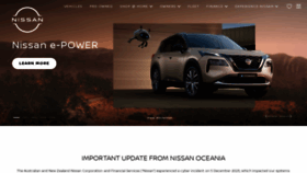 What Nissan.com.au website looks like in 2024 