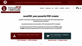 What Novapdf.com website looks like in 2024 