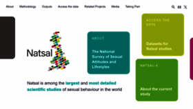 What Natsal.ac.uk website looks like in 2024 
