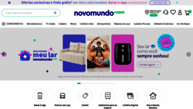 What Novomundo.com.br website looks like in 2024 