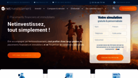 What Net-investissement.fr website looks like in 2024 