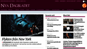 What Nyadagbladet.se website looks like in 2024 