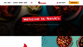 What Nandos.ca website looks like in 2024 