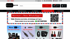 What Norman-keys.com website looks like in 2024 