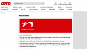 What Neckermann.de website looks like in 2024 