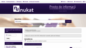 What Nukat.edu.pl website looks like in 2024 