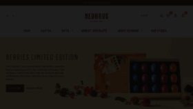 What Neuhauschocolates.com website looks like in 2024 