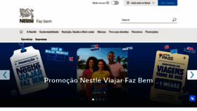 What Nestle.com.br website looks like in 2024 