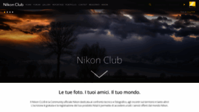 What Nikonclub.it website looks like in 2024 