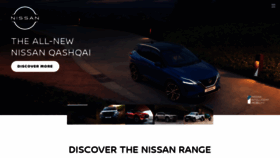 What Nissan.co.za website looks like in 2024 