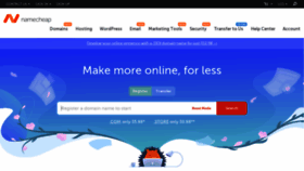 What Namecheap.com website looks like in 2024 