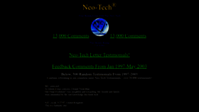 What Neo-tech.com website looks like in 2024 