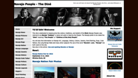 What Navajopeople.org website looks like in 2024 