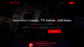 What Netflix.io website looks like in 2024 